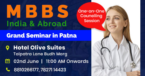 MBBS Admission Guidance Seminar in Patna on 02nd June 2024